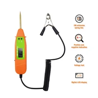 car voltage detector test pen lcd digital display circuit testers 2m extension line with clip dc3 36v motorbike car light truck