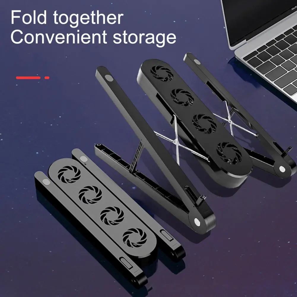 

Universal Adjustable Folding Radiator Mute Cooler Cooling Fan for Laptop PC Computer Office Supplies