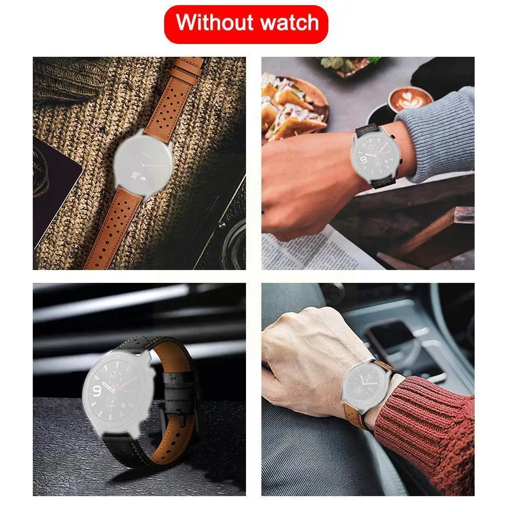 

Подходит для часов 4, классический ремешок для часов, ремешок из воловьей кожи с отверстиями, ремешок для часов Z0a7