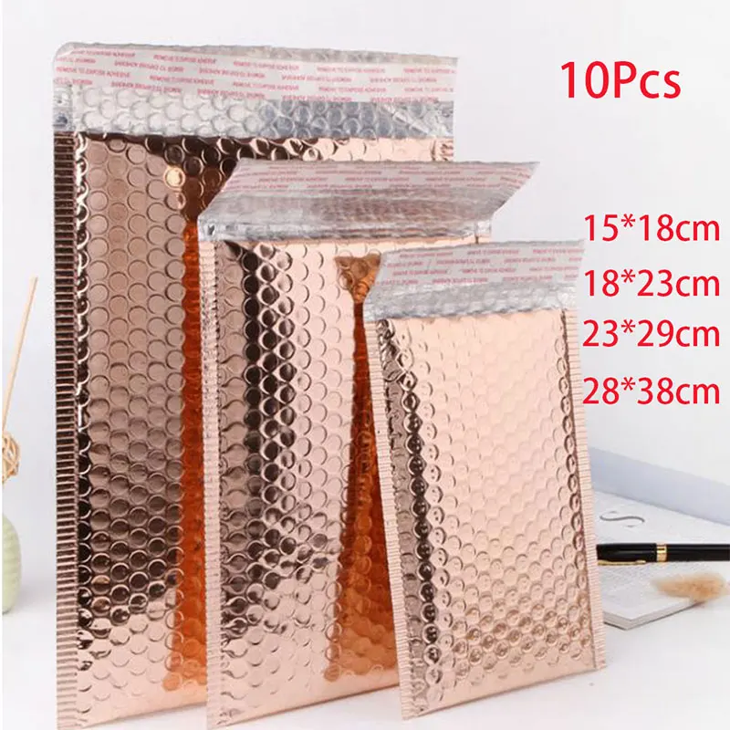 

Hot sale 10pcs Mailers Padded Envelopes Packaging Shipping Bags Plastic Bubble Bags
