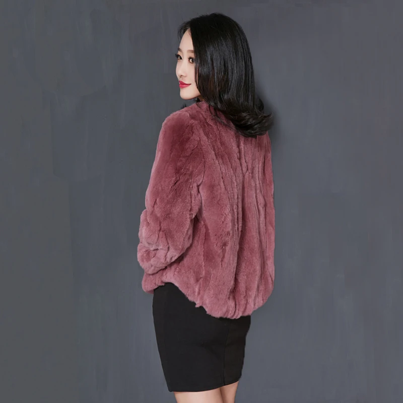 Женское пальто из натурального меха осенне зимнее женская одежда 2018 корейское