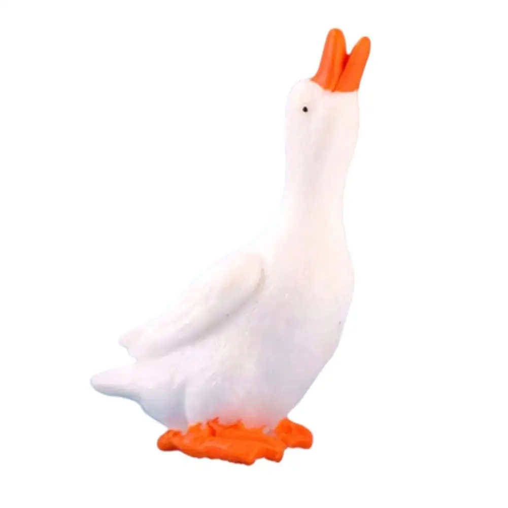 

Esin White Swan Gift Decoration White Goose Decoration White Duck Crafts Water DIY Accessories Parent-child Gift Animal Figure