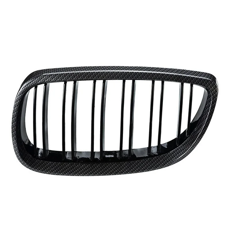 

for -BMW E90 E92 E93 M3 328I 335I 2007-2011 Carbon Fiber Look Front Kidney Grille 51137157275 51137157276