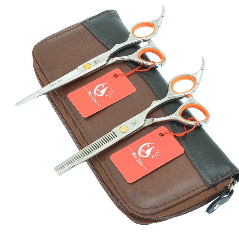 

Профессиональные Парикмахерские ножницы Meisha 5,5/6 дюймов, искусственные парикмахерские ножницы, Япония, 440c, инструмент для парикмахерской ...