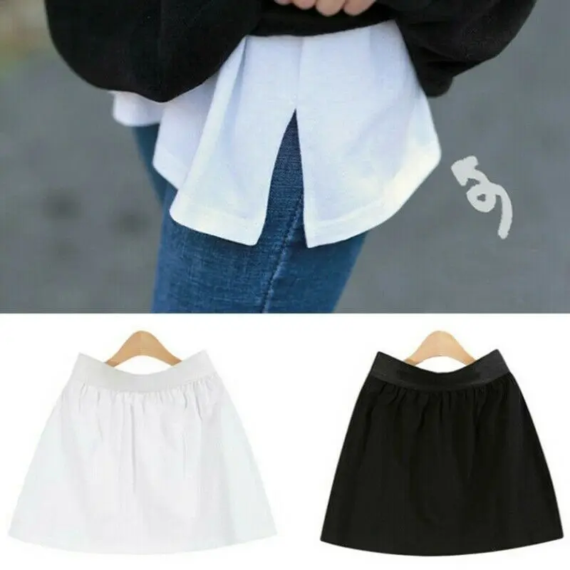 

Fashion Hack Adjustable Layering Fake Top Lower Sweep