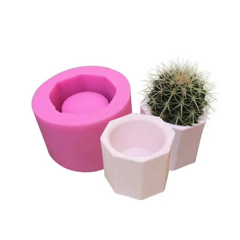 Восьмиугольный Круглый 3d держатель для ароматерапии воска гипса свечи Сделай