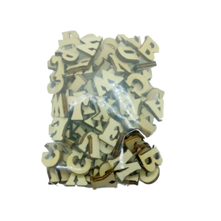 100 шт. деревянные буквы Английский алфавит домашнее декоративное искусство