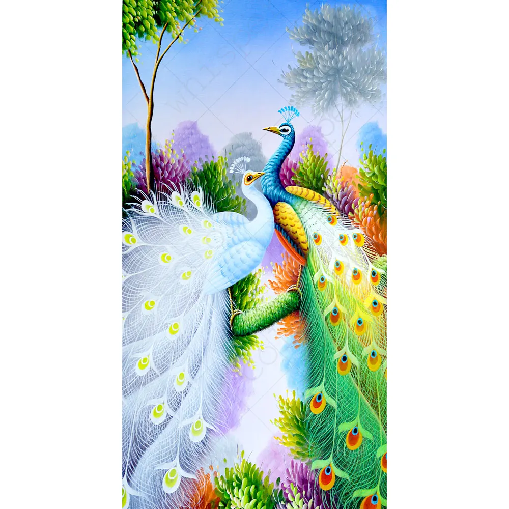 

Diamond Painting Full Square/Round Daimond Painting"Animal Peacock"Mosaic Rhinestone Embroidery Painting Wall Decor LE01347