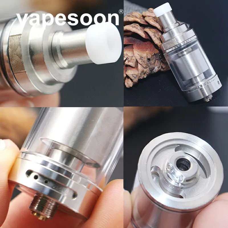 Vapesoon регулируемый поток воздуха сирена 2 RTA MTL RDA атомайзер с 810 дрип тип бака