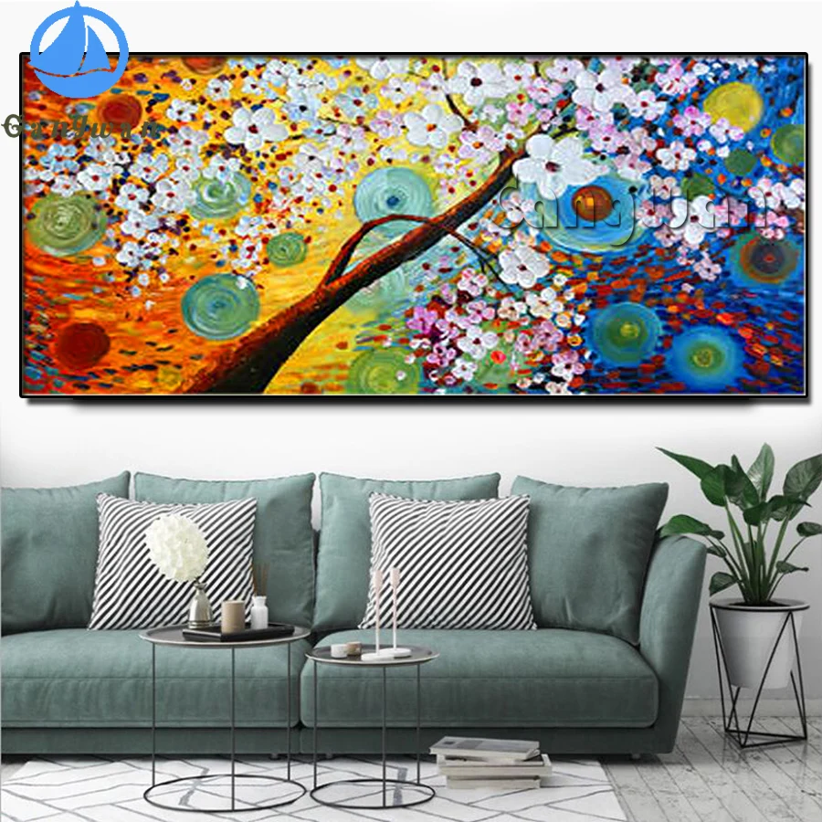 

Home art Diamond Painting abstract money tree Diamond Embroidery full Square Round Diamond Mosaic rhinestone large Decoration