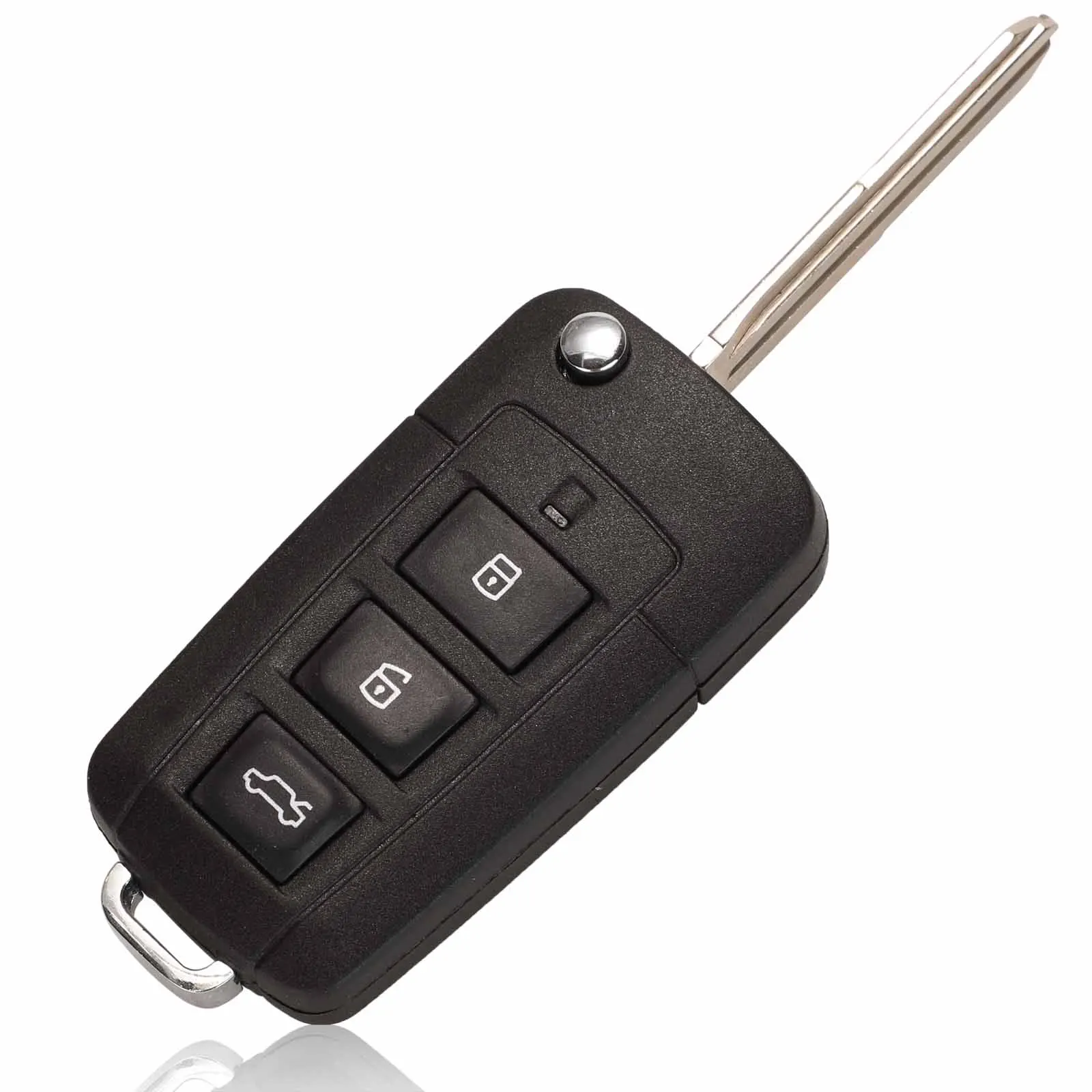 Jingyuqin 4 кнопки для Hyundai Coupe Galloper Santa Fe KIA Cerato Spectra Optima Fob модифицированный откидной
