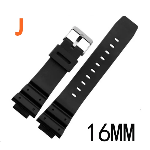 Ремешок силиконовый для часов casio EF, резиновый сменный Браслет для электронных наручных часов, бриллиант 16 мм 18 мм 20 мм 22 мм