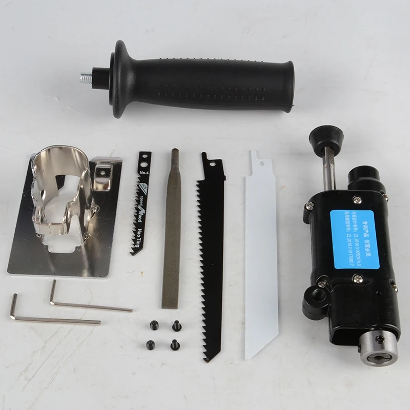 Hot Reciprocating Saw Attachment Change Electric Drill Into Jig Metal File for Wood Cutting Tool | Инструменты