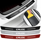 Наклейка на багажник автомобиля, задний бампер из углеродного волокна, защита от царапин, наклейка для Chevrolet Spark Cruze Captiva Aveo Sail Sonic Trax Lacetti