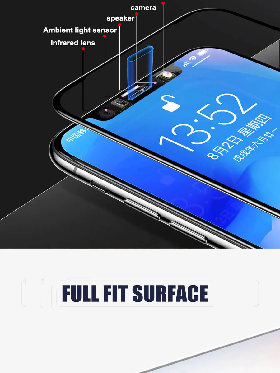 9D изогнутое мягкое Защитное стекло для iPhone 7 6 6S 8 Plus X Закаленное Защитное стекло для iPhone X XR XS Max 7 6 стеклянная пленка