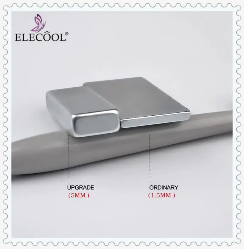 ELECOOL 1 шт. двухсторонний дизайн ногтей кошачий глаз Магнитная палочка 3D эффект