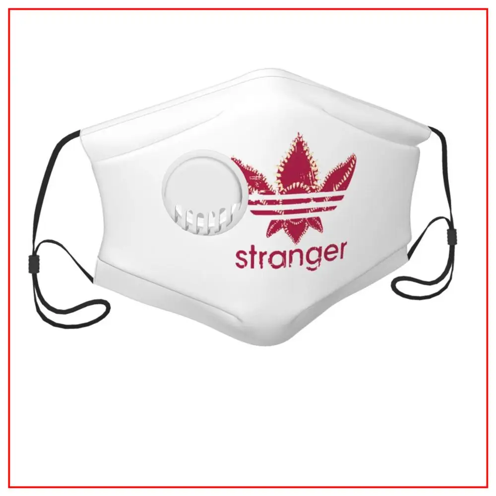 Детская мужская женская маска для лица с логотипом очень странные дела