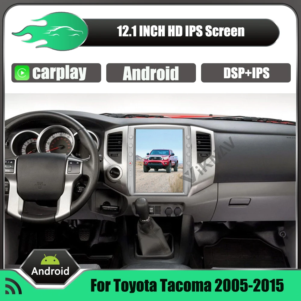 

Автомобильная магнитола на Android для Toyota Tacoma 2005-2015, мультимедийный GPS-навигатор, автомобильный стереоприемник, головное устройство, видеоплеер
