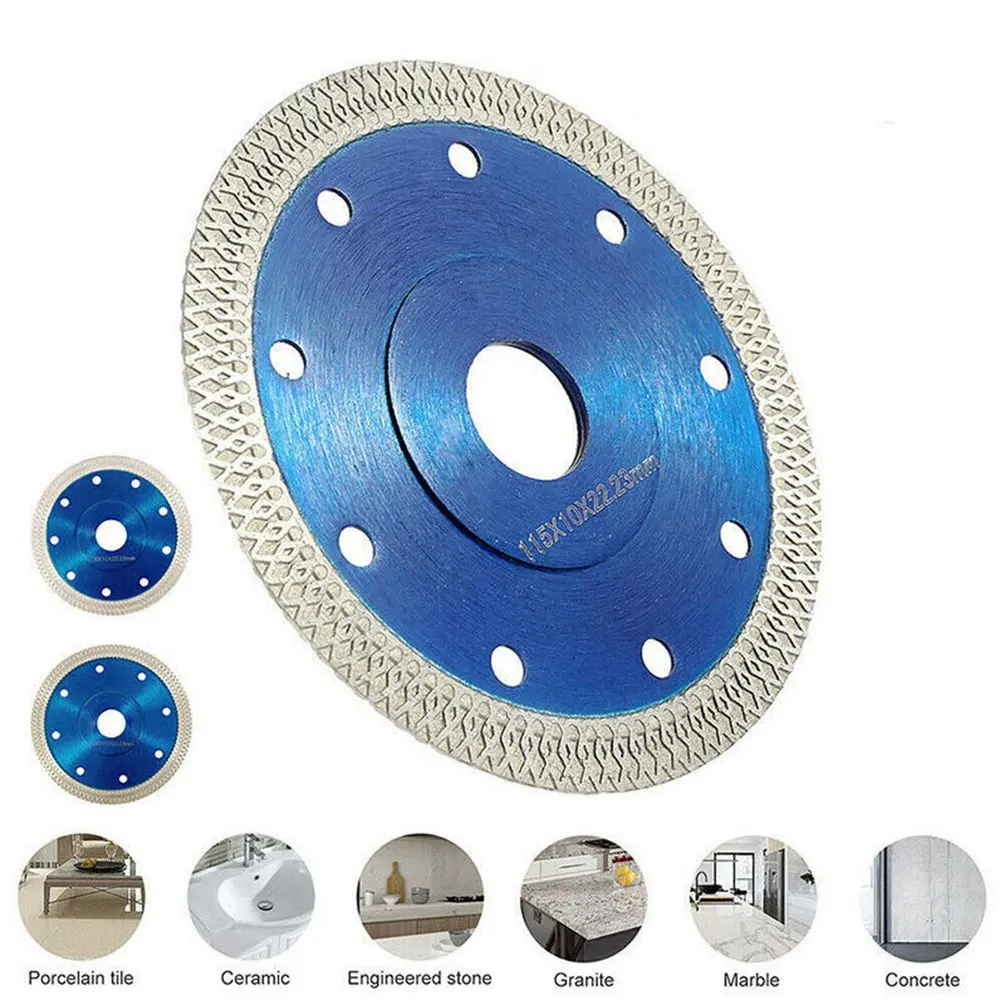 Алмазный пильный диск 105/115/125 мм для влажной/сухой резки плитки керамики гранита