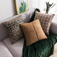 modern wind suede cushion pillow cover home model room sofa car bedroom cushion decorative pillow cover