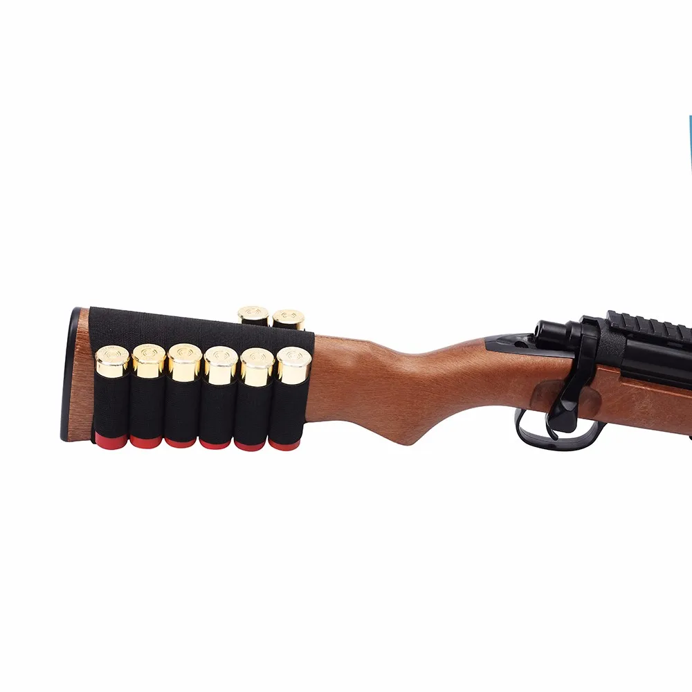 

25 Rounds Shell Holder Hunting Tactical 12 Gauge Ammo Holder Military Shotgun Cartridge Belt + 8 Shell Shotgun Butt Stock Holder