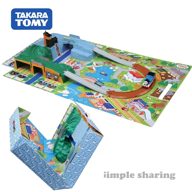 Takara Tomy tomica Plarail двигатель танка выход твердая карта модель комплект литья под