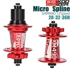 Koozer XM490 283236H втулки MTB 12 s Micro spline Hub 12 speed MS Core дисковый тормоз горного велосипеда Hub для XT M8100 M7100 M6100