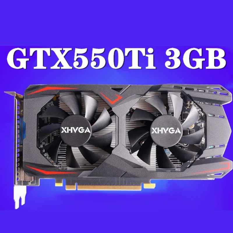 for NVIDIA GTX550Ti 3GB Graphics Card Computer Gaming Discrete Video Card 192Bit