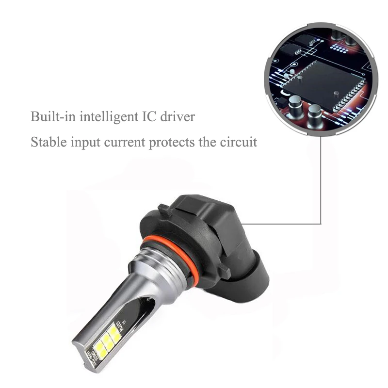 Светодиодные лампы Canbus H8 H11 светодиодные HB4 9006 SMD светильник s 6000 лм К 12 В белые