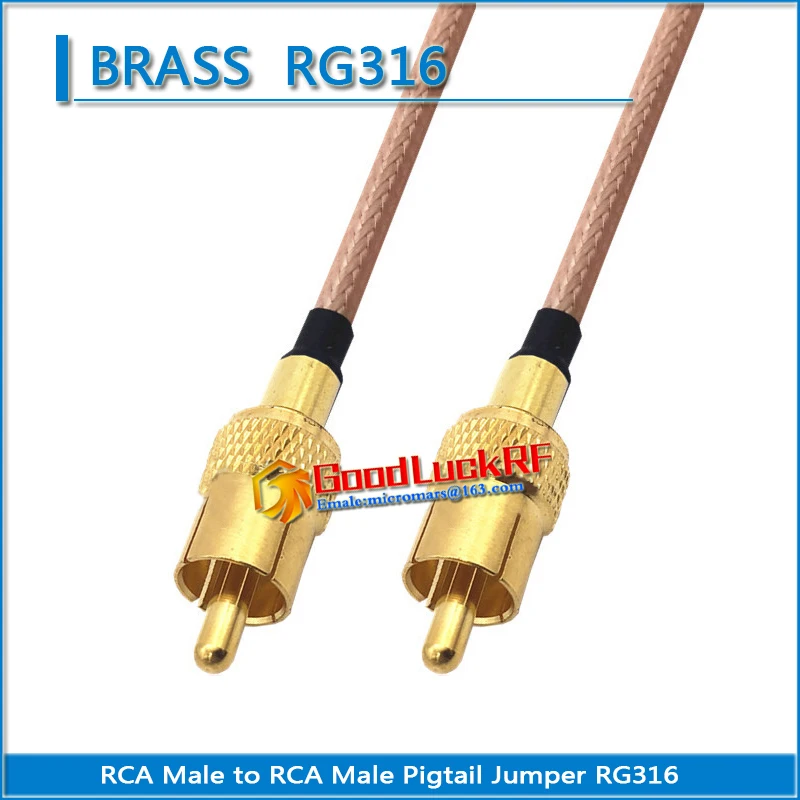 

RCA-перемычка RG316 медная 50 Ом