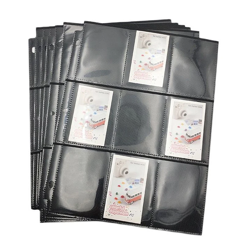 

5/10 Pcs Card Album 90/180 Pocket Replacement Inner Page Collection Anime Game Card Album Board Game Transparent Storage Page