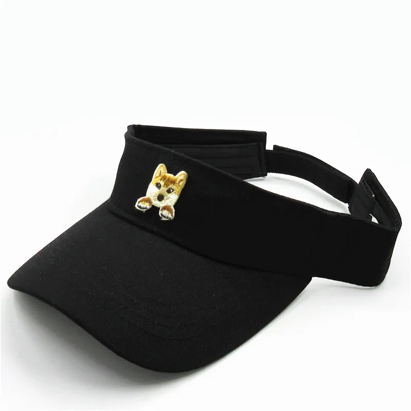 

2020 Cotton Pastoral Dog Embroidery Visors Baseball Cap Adjustable Snapback Cap for Men and Women 155