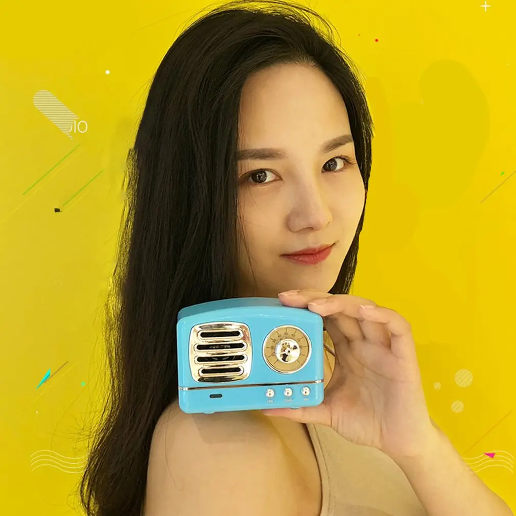 Ретро Bluetooth динамик HM11 altavoz bluetooth tronsmart Саундбар мини s громкий boombox 3D стерео HiFi Звук