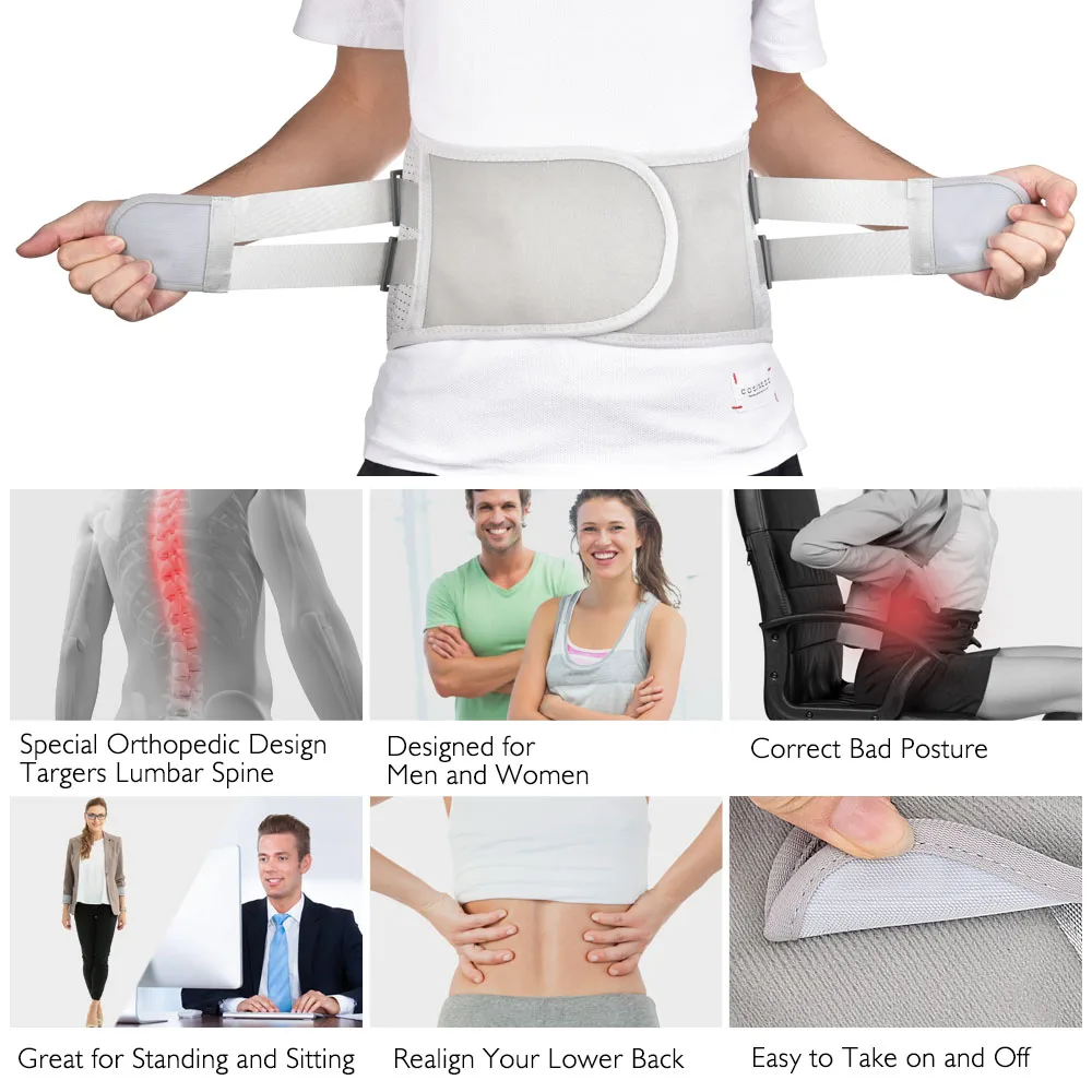 

Lumbar Support Belt Spine Decompression Disc Herniation Orthopedic Medical Strain Pain Back Support Belt For Back Brace