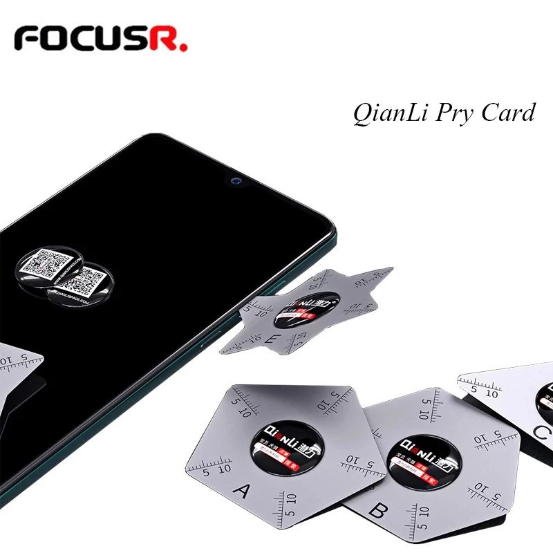 QianLi ультратонкая металлическая отделяющая карточка для iPhone XS MAX 11Pro наборы