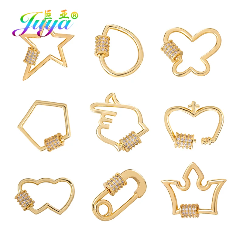 Аксессуары для бижутерии Juya декоративные винтовые застежки-карабины подвесок 2