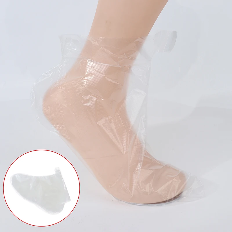 100 шт. прозрачный пластиковый одноразовый вкладыш для ванны Женский восковой