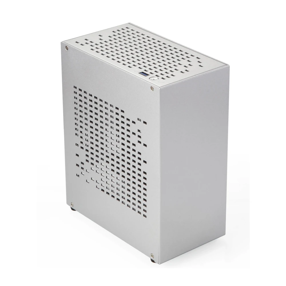 Todo o Alumínio 2.0 mm Htpc Mini Itx a4 Chassis Jogo Placa Gráfica de Suporte do Computador Rtx2070 i5 Discreta Case Exibição K39 A07 A39 Torres e estojos p/computador