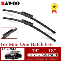 kawoo wiper car wiper blades for mini one hatch f56 2014 2018 windshield windscreen front window accessories 1918 lhd rhd