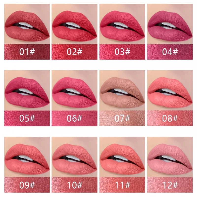 Miss Rose водостойкая матовая губная помада бархатная Красота телесный красный