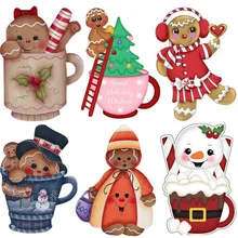 Christmas Gingerbread Cutting Dies For Card Making Scrapbooking Dies Metal Nouveau Arrivage 2019