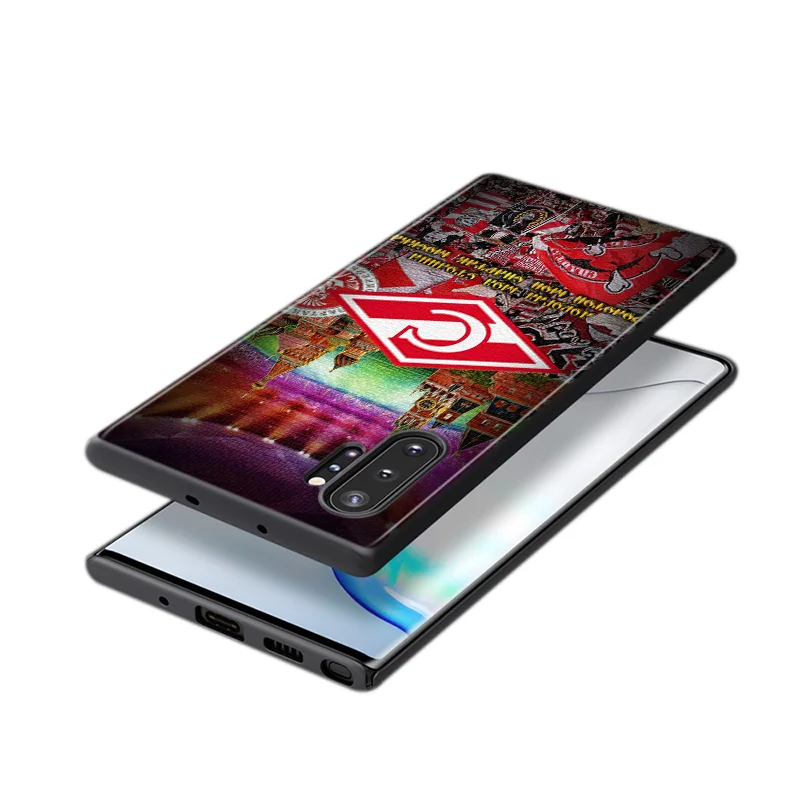 

Football Spartak Moscow For Samsung Galaxy Note 20 Ultra 10 9 8 S10 S10E S9 S8 S7 Plus Pro 5G Black Phone Case