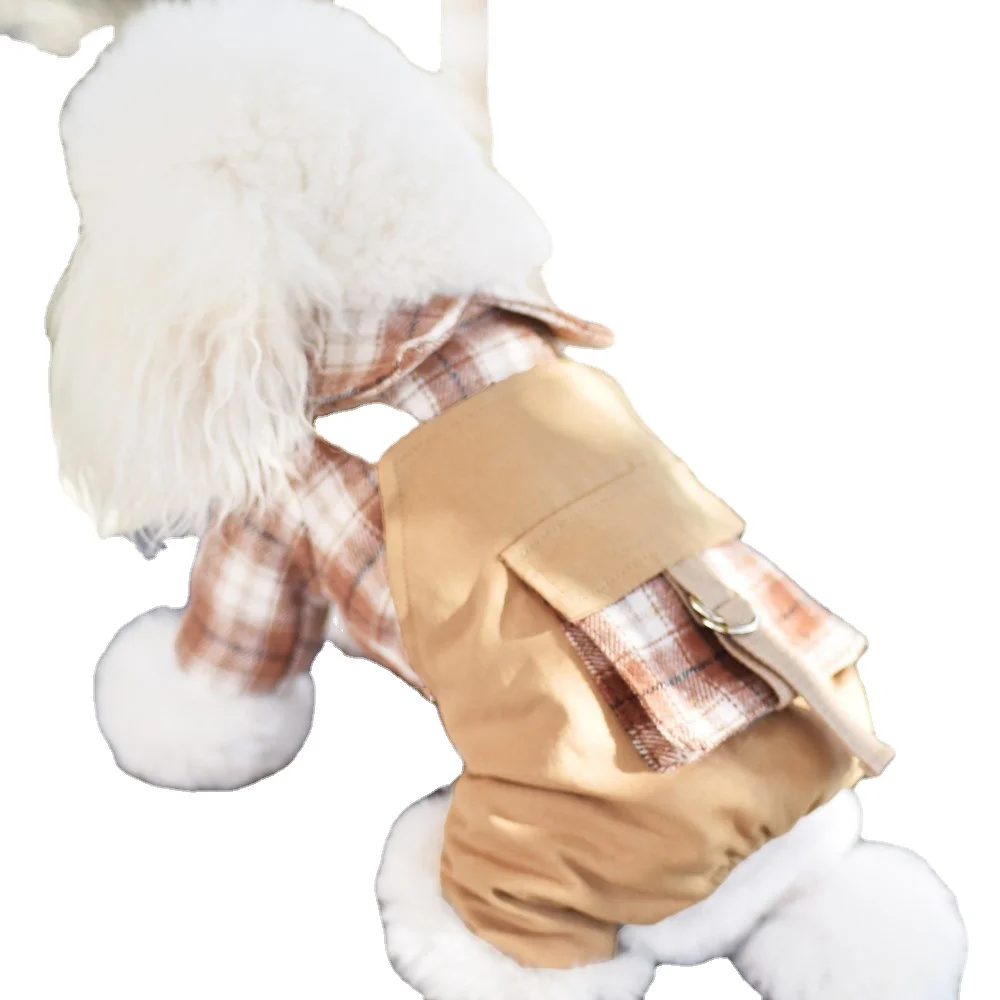 

Winter Dog Clothes, Puppy Jumpsuits, Pet Quilted Jackets and Velvet, Small Dogs Chihuahua French Bullfighting Warm and Thick