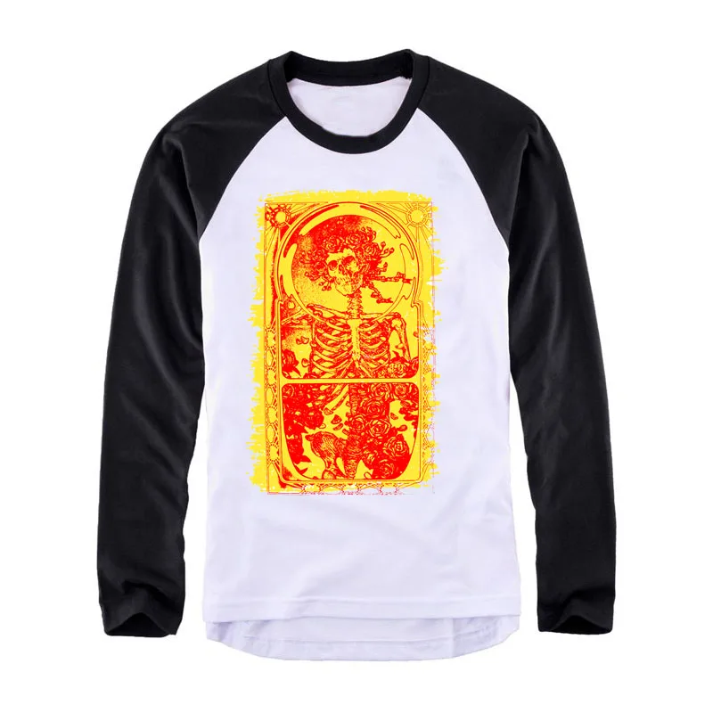 Старый рок дизайн винтажная Мода для мужчин и женщин размер реглан с длинными