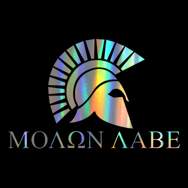 

Fashion Reflective Spartan Helmet Car Stickers Motorcycles Bumper Rear Windshield Cover Scratch Decals Accessories PVC15cm X10cm
