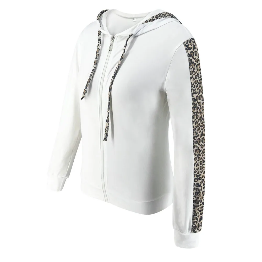 Женский пикантный комплект из двух предметов с леопардовым принтом модная