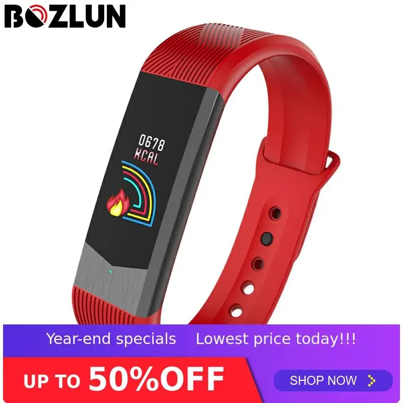 Смарт-браслет Bozlun Bluetooth пульсометр артериальное давление шагомер спортивные