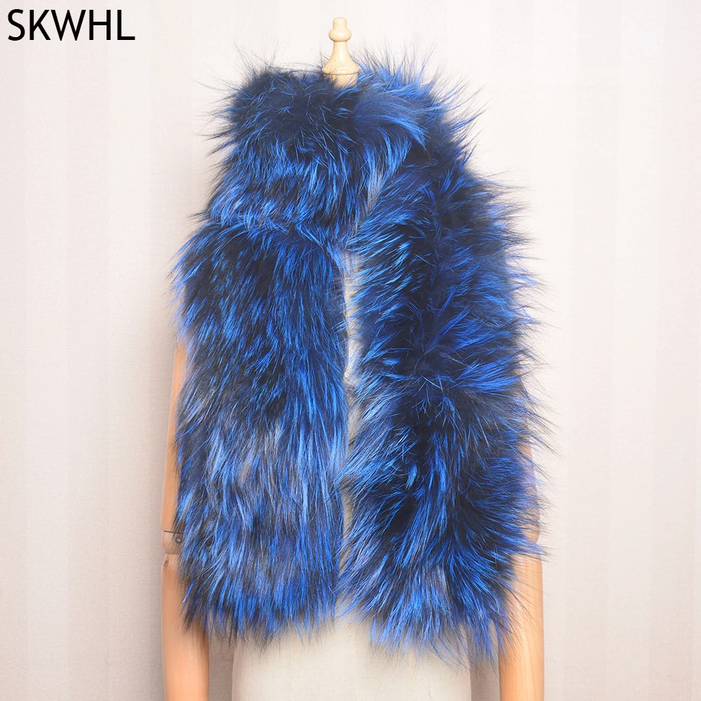 

Long Style Good Quality Women Real Fox Fur Scarf Lady Warm Soft Knitted Real Fox Fur Shawl Wrap Natural Fox Fur Pashmina Scarves