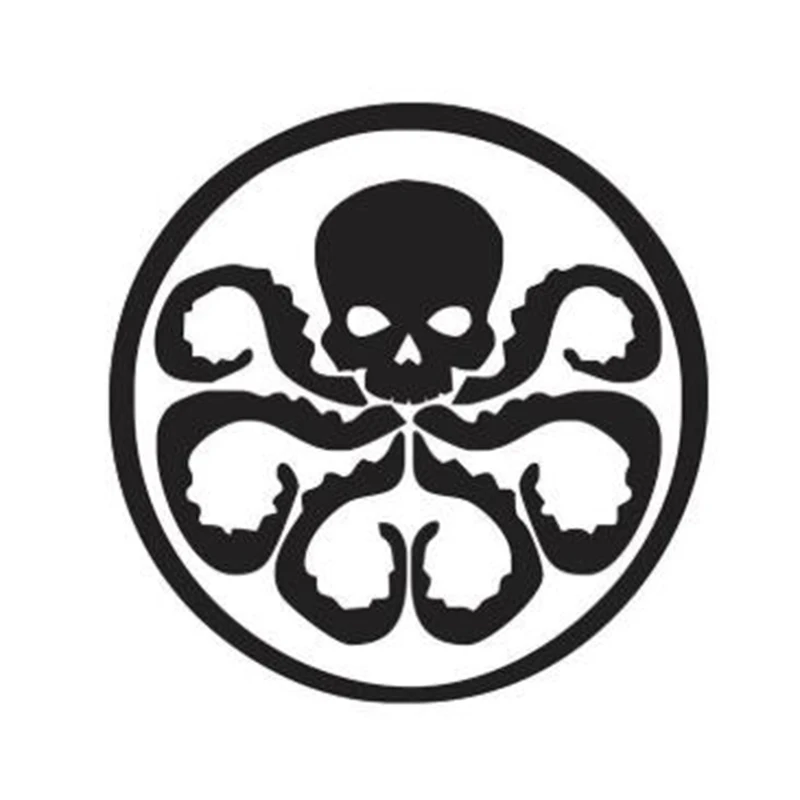 Смешные наклейки в виде черепа осьминога вторая за половину цены