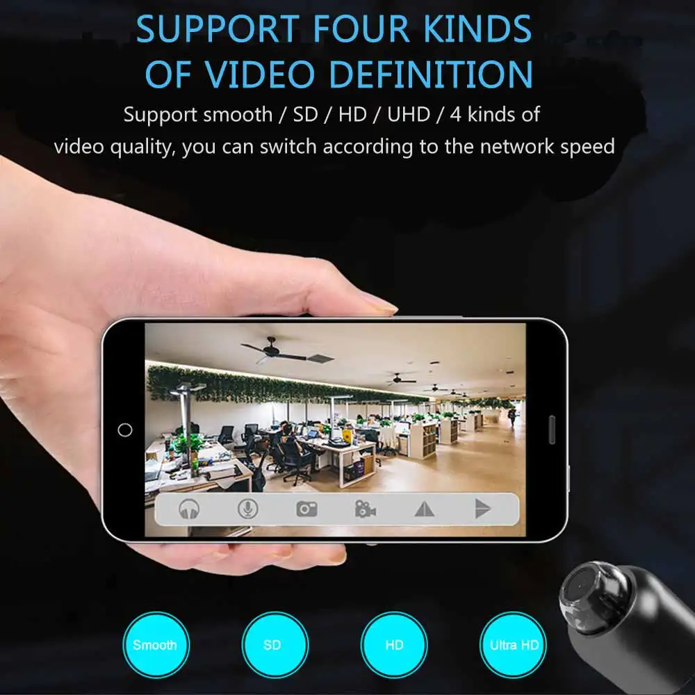 

1080p Mini Camera Wireless wifi Night Vision Waterproof Surveillance Security Night Vision Motion Detect Camcorder
